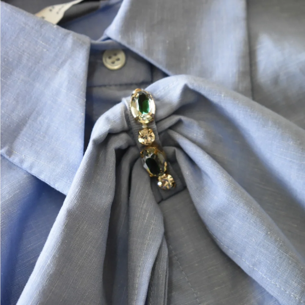 Sandro Long Sleeve Blouse Shirt - Picture 6 of 9